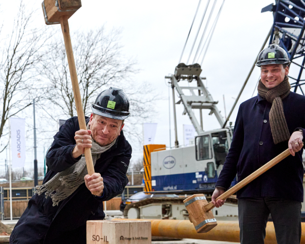 Eerste paal wordt geslagen bij The CubeHouse